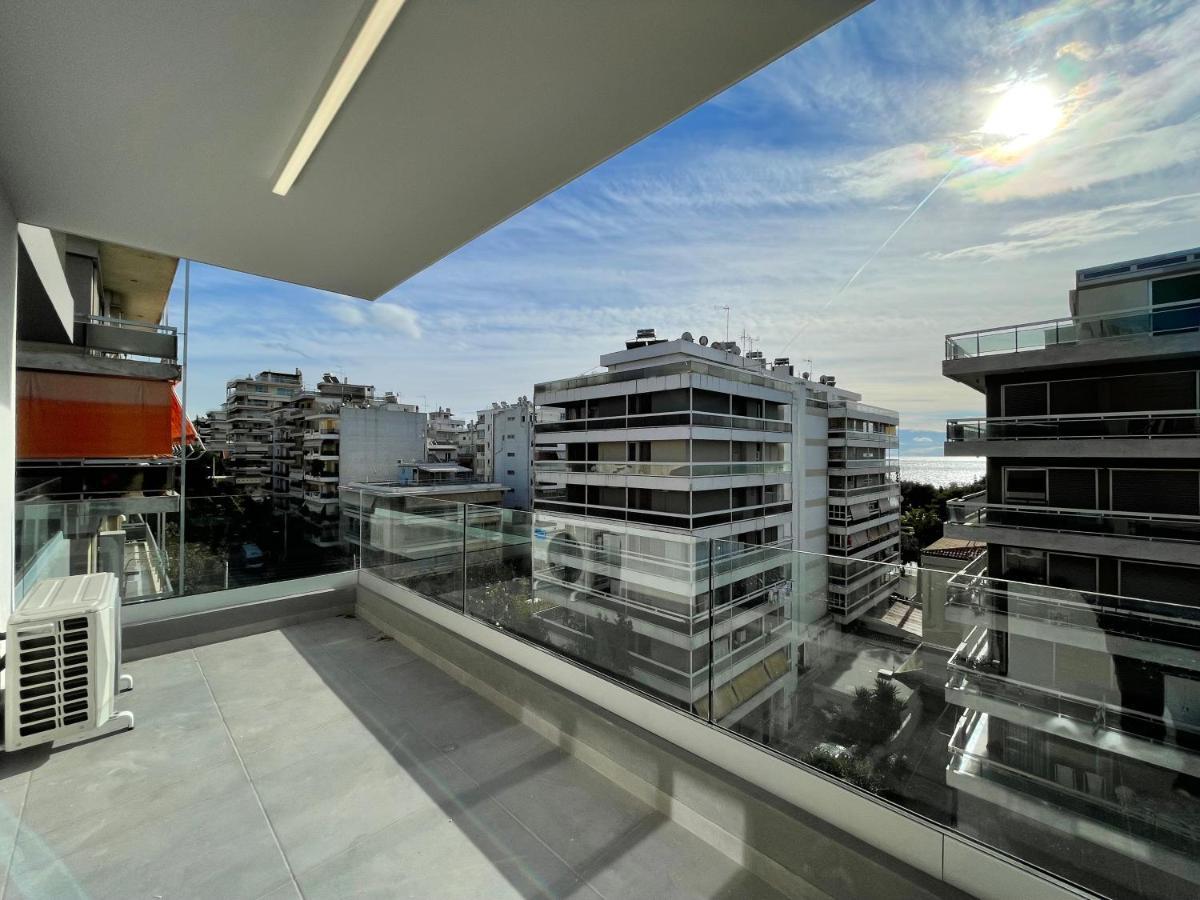 Modern Apartments Near Marina Flisvos Aten Exteriör bild