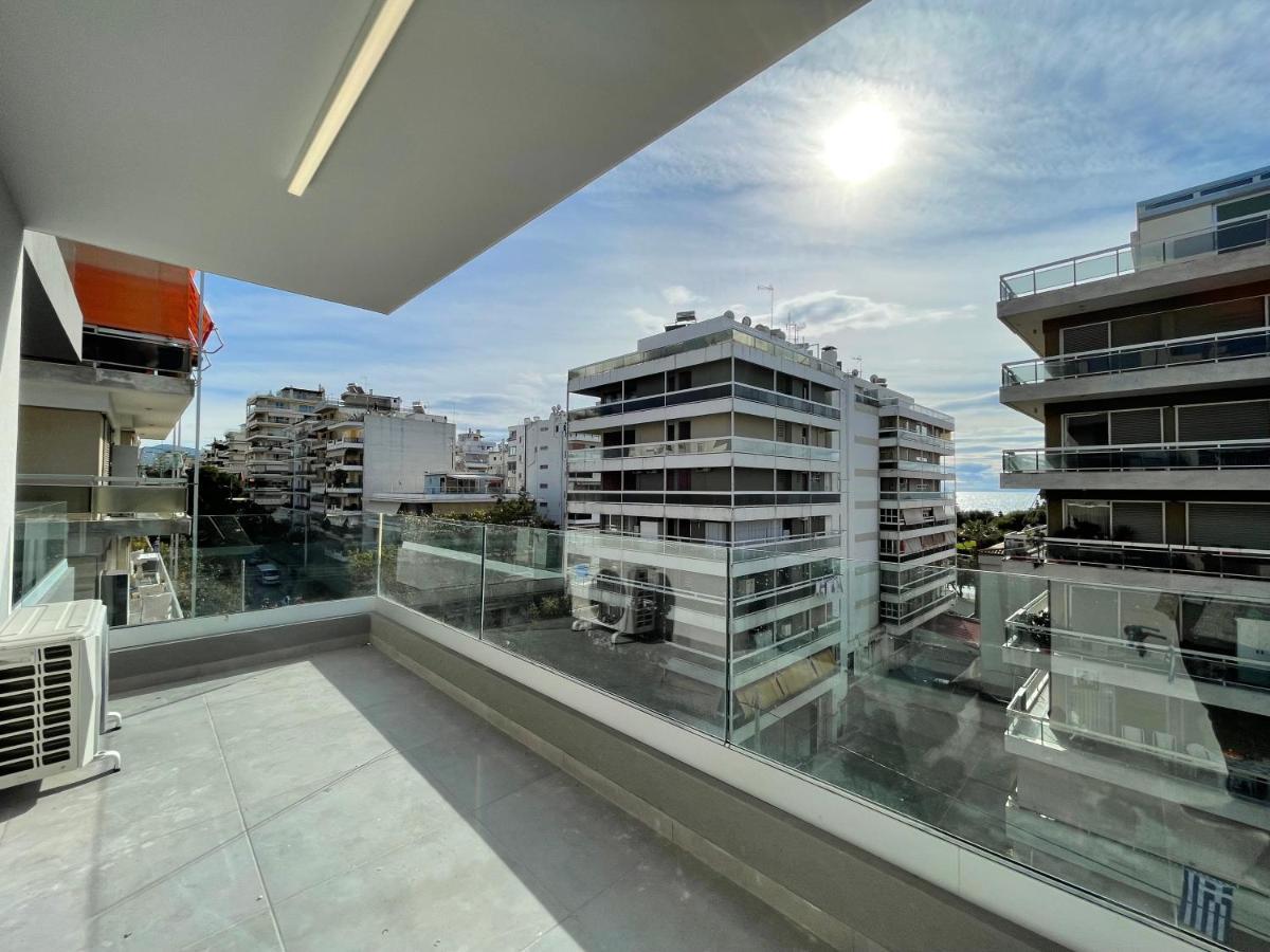 Modern Apartments Near Marina Flisvos Aten Exteriör bild